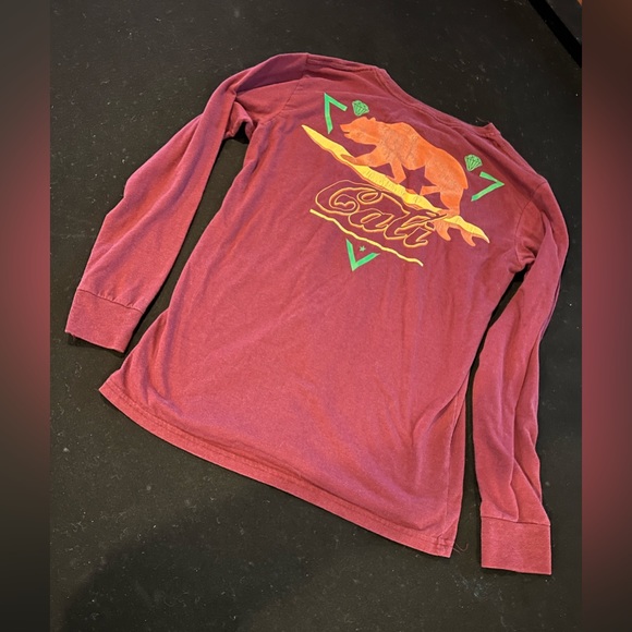 Long sleeve Cali pineapple t-shirt - Picture 2 of 3